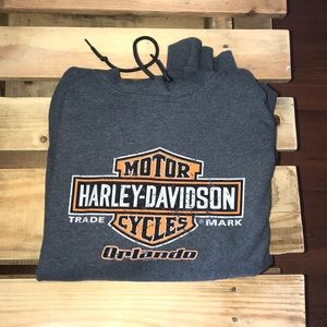 Harley - Davidson Orlando grey hoodie